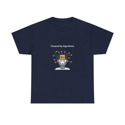 AI Powered Graphic Tee, Casual Wear, Gift for Tech Lovers, Unisex Cotton Shirt, Geeky T-Shirt, Birthday Present - Conscience Garment