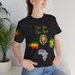 Simple Reggae Love Unisex T-shirt, Celebrate Unity, Peace, Culture, Music, Africa, Jamaica, Gift for Music Lovers, Festivals, and Holidays - Conscience Garment