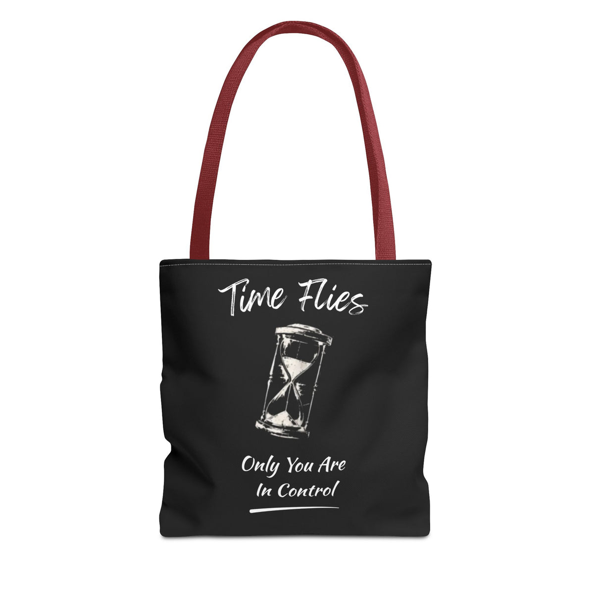 Time Flies Motivational Tote Bag