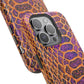 Purple-Gold Snake Skin Magnetic Impact Case