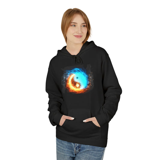Cosmic Portal Graphic Hoodie - Yin Yang design