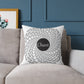 Hare Krishna chant Meditation Square Pillow — Spiritual Mantra Decorative Cushion