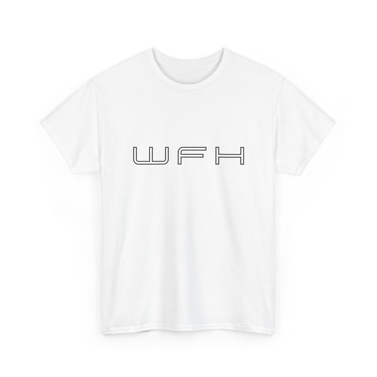WFH Minimalist Tee — Remote Work Graphic Shirt - Conscience Garment
