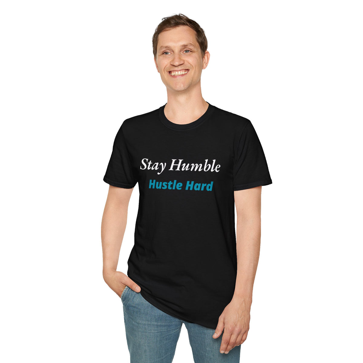 Stay Humble Hustle Hard Inspirational T-Shirt