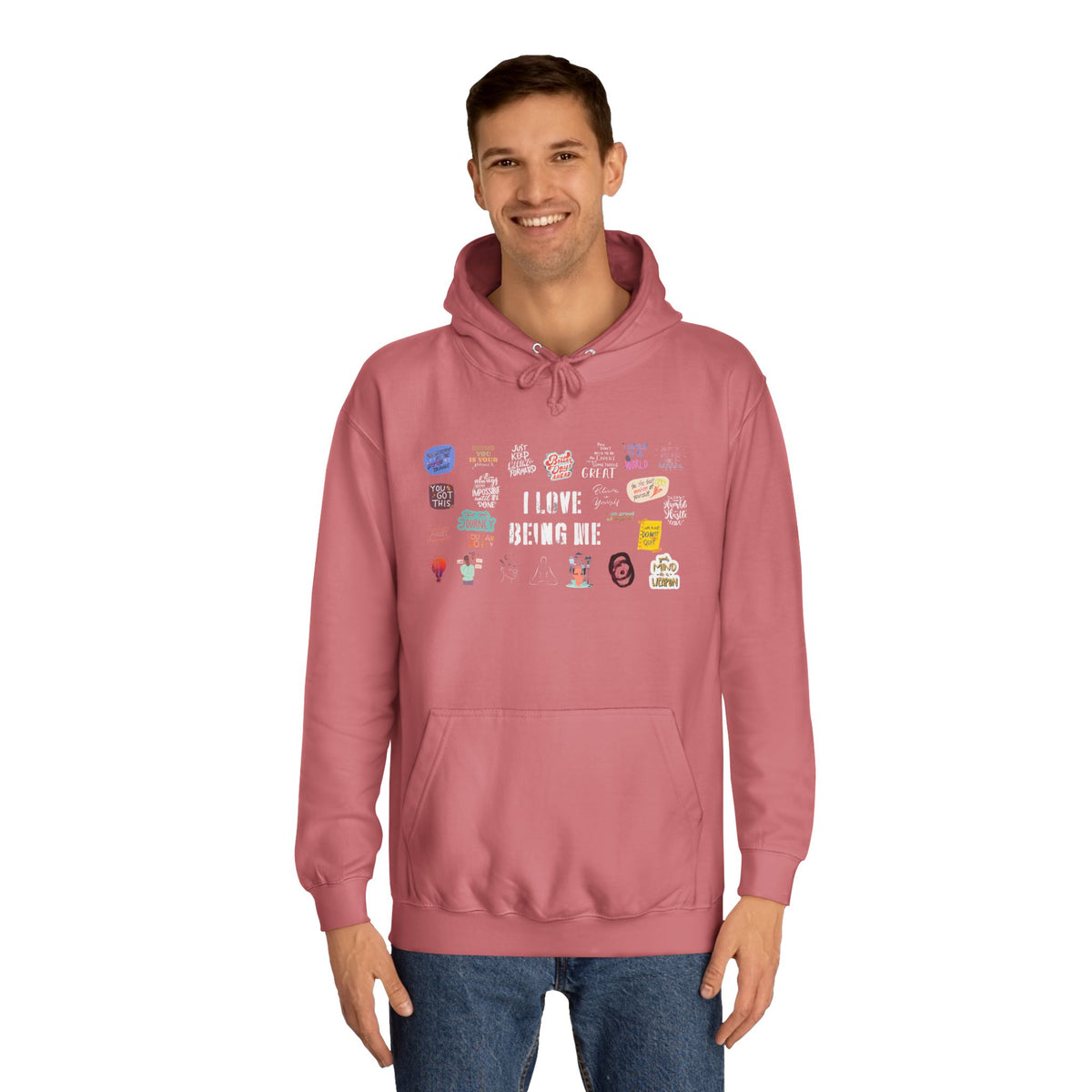 Motivationl Hoodie, Unisex, Self Affirmations, Comfort, Gift, Warm, Cozy