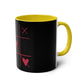 Hearts and Crosses Coffee Mug,  11oz - Conscience Garment