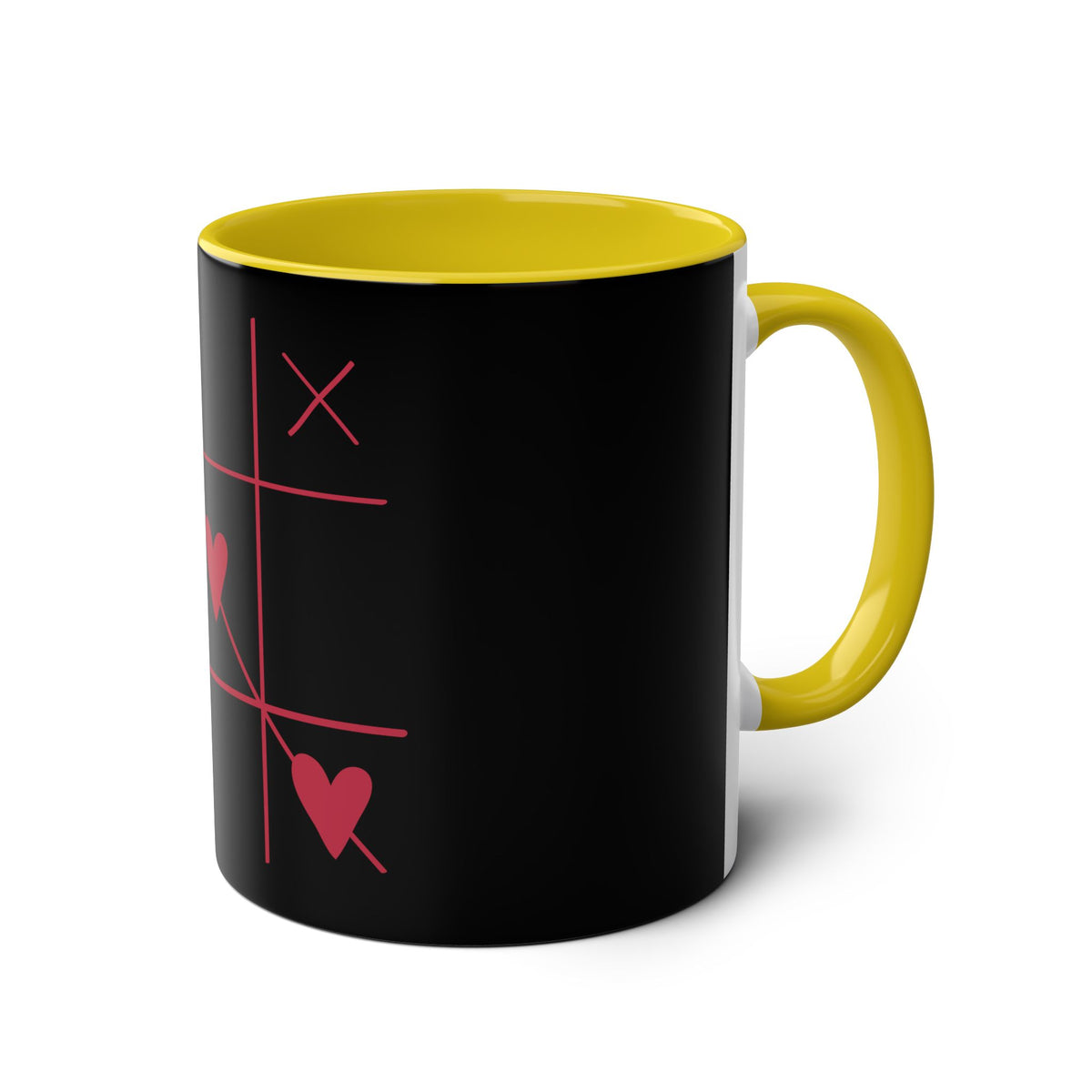Hearts and Crosses Coffee Mug,  11oz - Conscience Garment