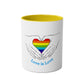 Love Is Love Two-Tone Mug - Conscience Garment
