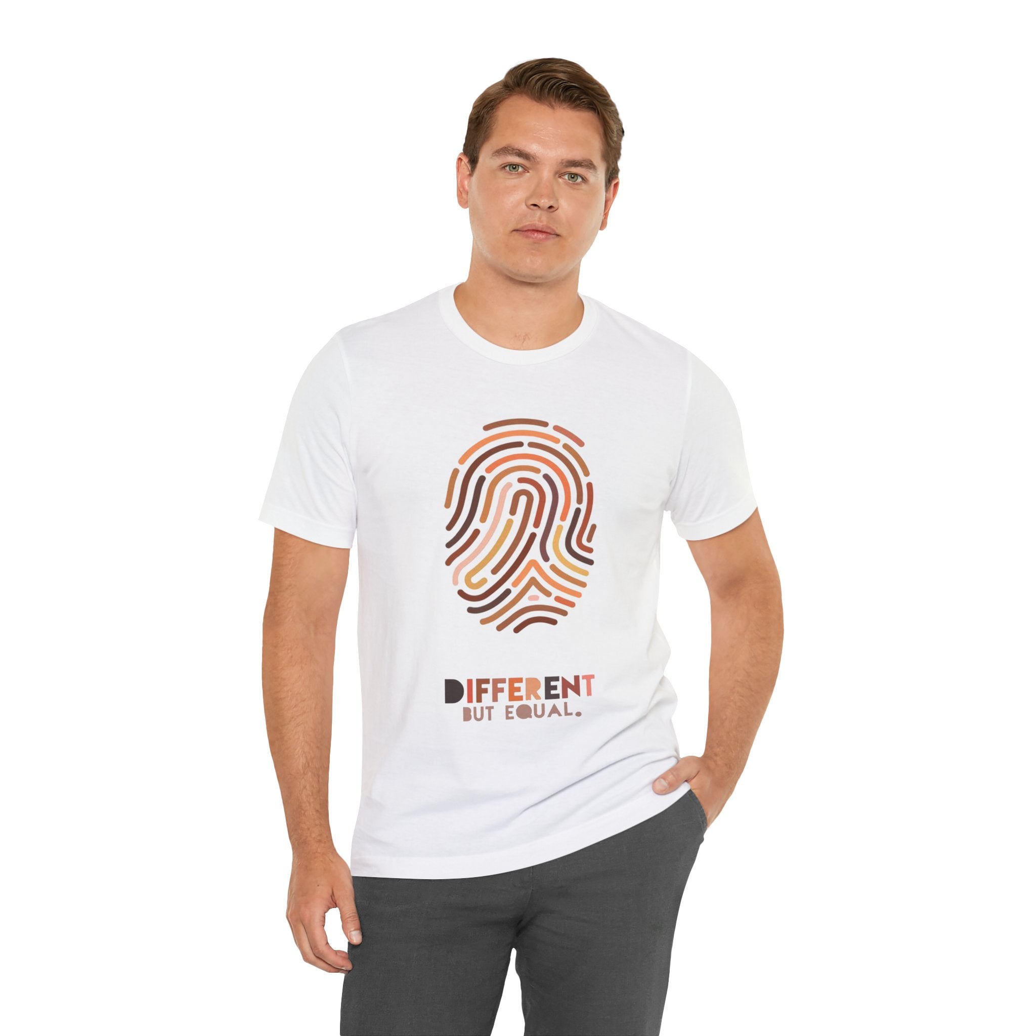 Different but Equal Fingerprint T-shirt