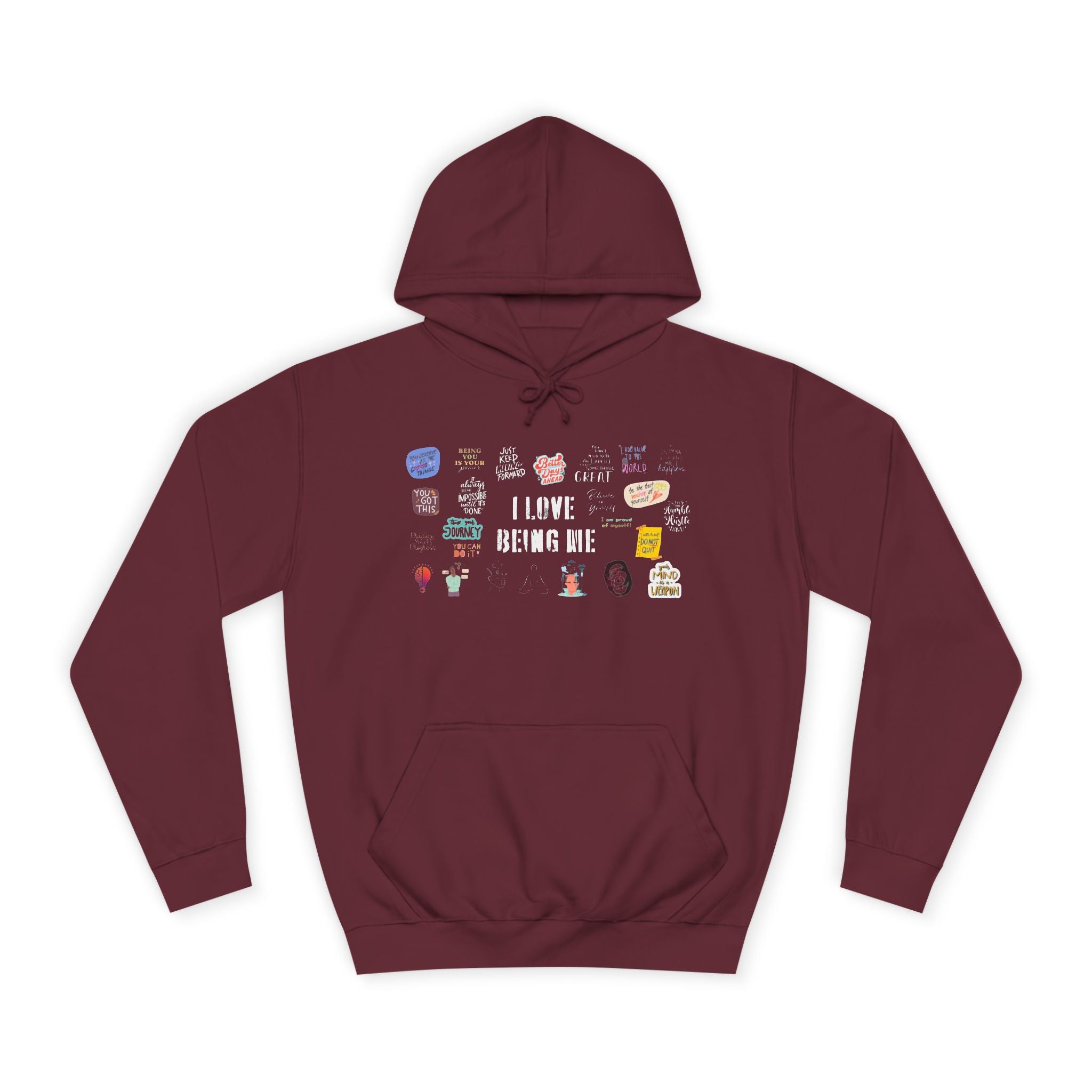 Motivationl Hoodie, Unisex, Self Affirmations, Comfort, Gift, Warm, Cozy