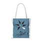 Be Different Whale Tote Bag — Inspirational Ocean Animal Canvas Tote