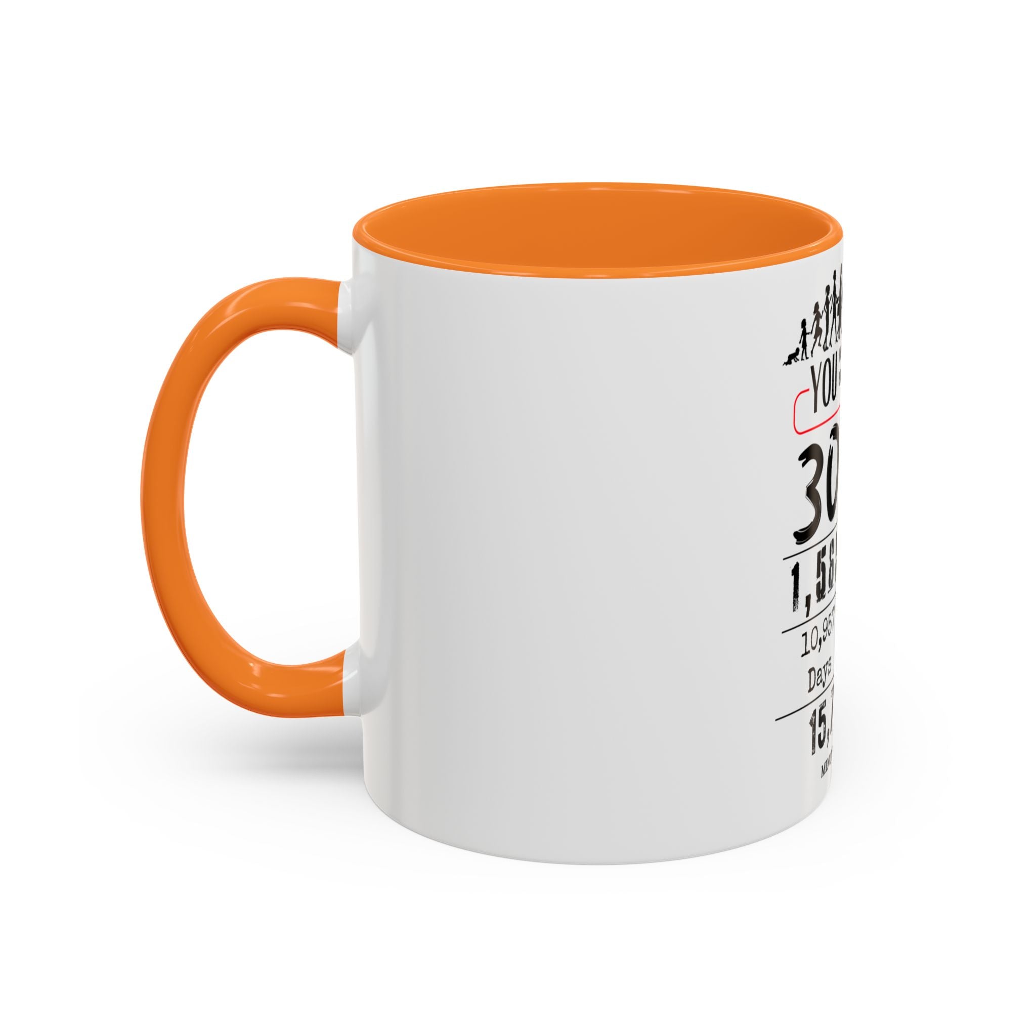 30th Birthday Two-Tone Coffee Mug, 11oz (US)