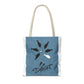 Be Different Whale Tote Bag — Inspirational Ocean Animal Canvas Tote