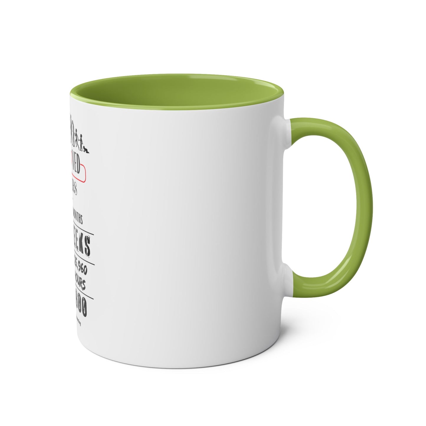 60th Birthday Two-Tone Coffee Mug, 11oz - Conscience Garment