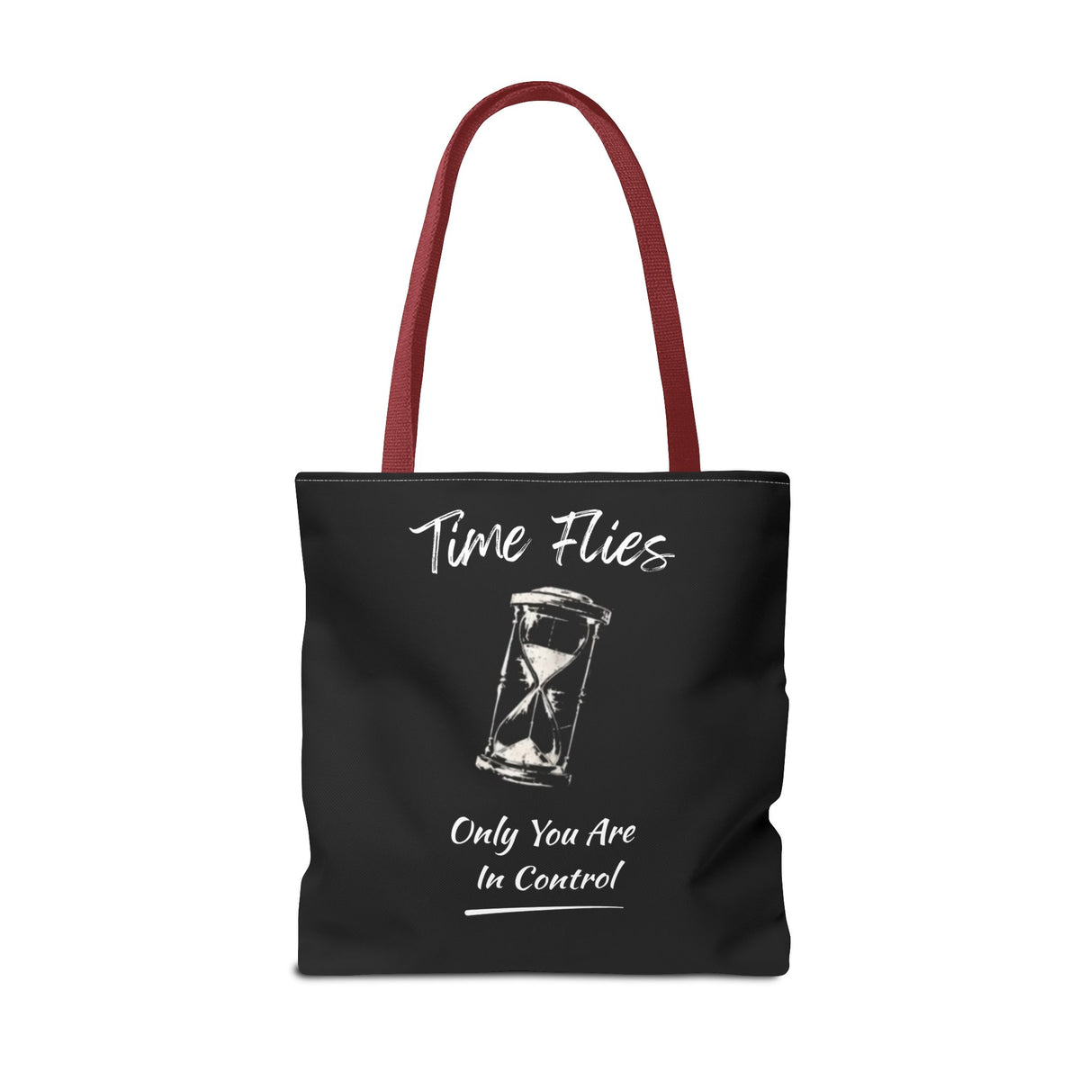 Time Flies Motivational Tote Bag