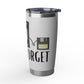 Never Forget Retro Vagabond 20oz Stainless Steel Tumbler - Cassette, VHS & Floppy Disc