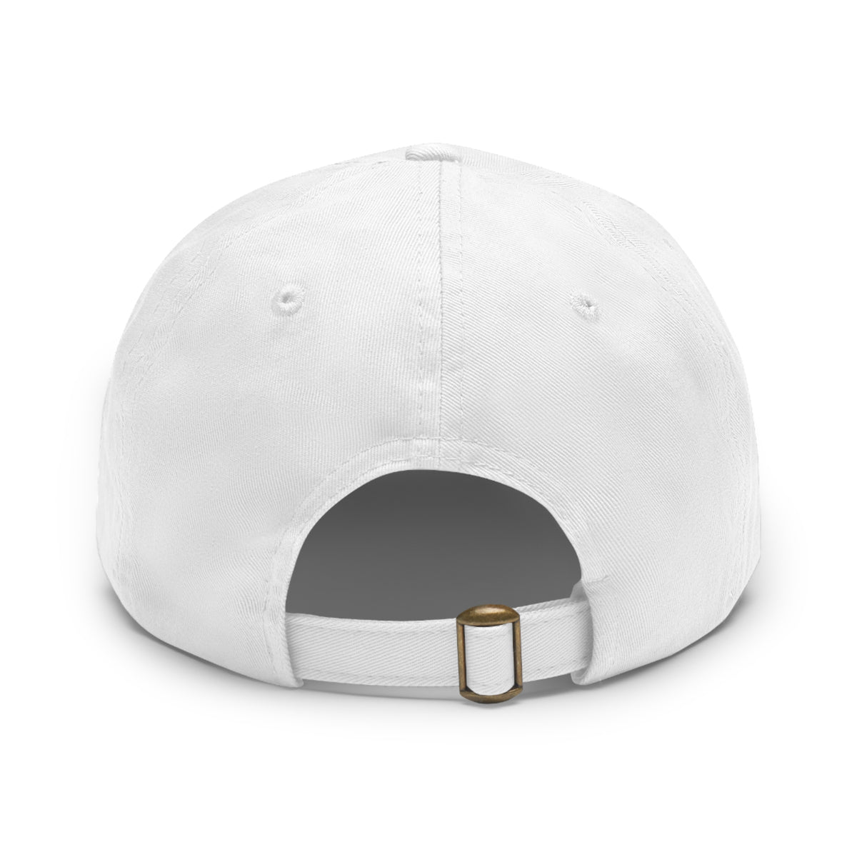 Dad Hat with Leather Patch (Rectangle) - Conscience Garment