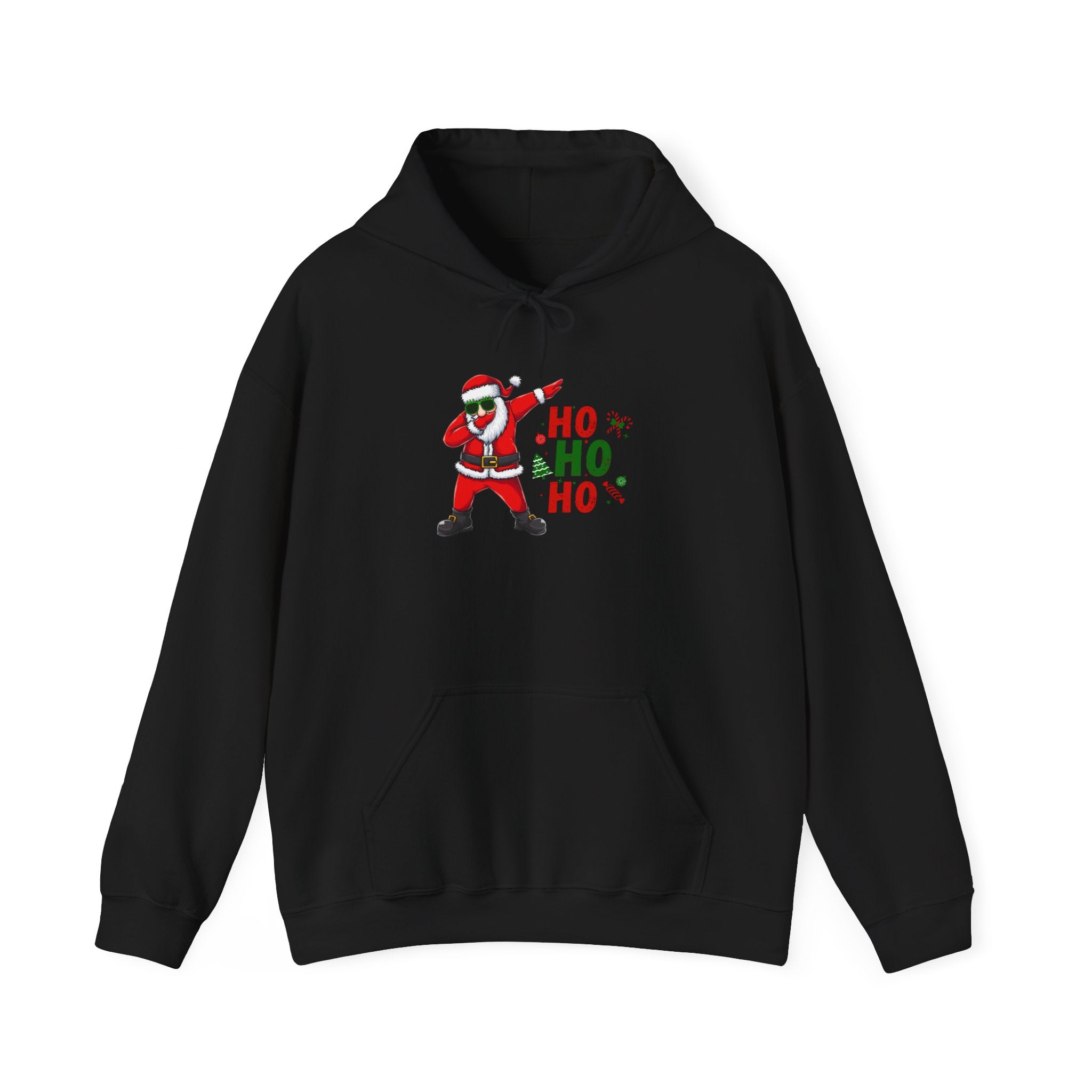 Dabbing Santa Hoodie — 'Ho Ho Ho' Christmas Holiday Sweatshirt