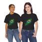 Peacock Feather Tee — Vibrant Nature Graphic T-Shirt - Conscience Garment