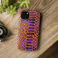 Purple-Gold Snake Skin Magnetic Impact Case