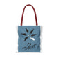 Be Different Whale Tote Bag — Inspirational Ocean Animal Canvas Tote
