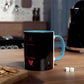 Hearts and Crosses Coffee Mug,  11oz