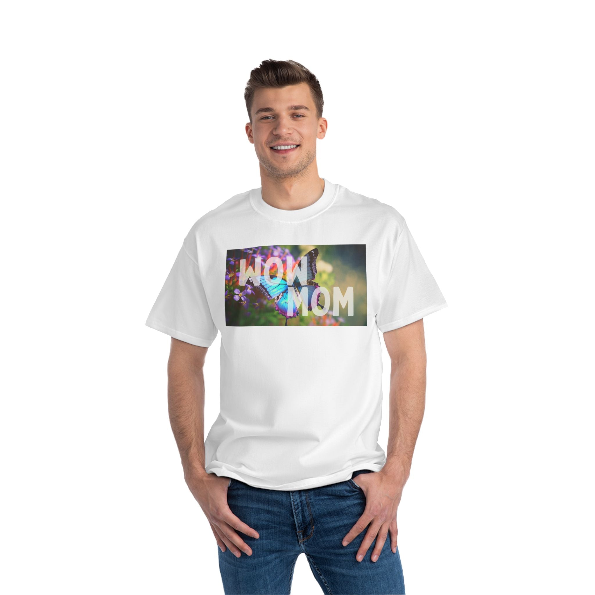 Wow Mom Butterfly T-Shirt