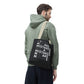 Mistakes Repeat Pattern Tote Bag — Black Typography Shopper