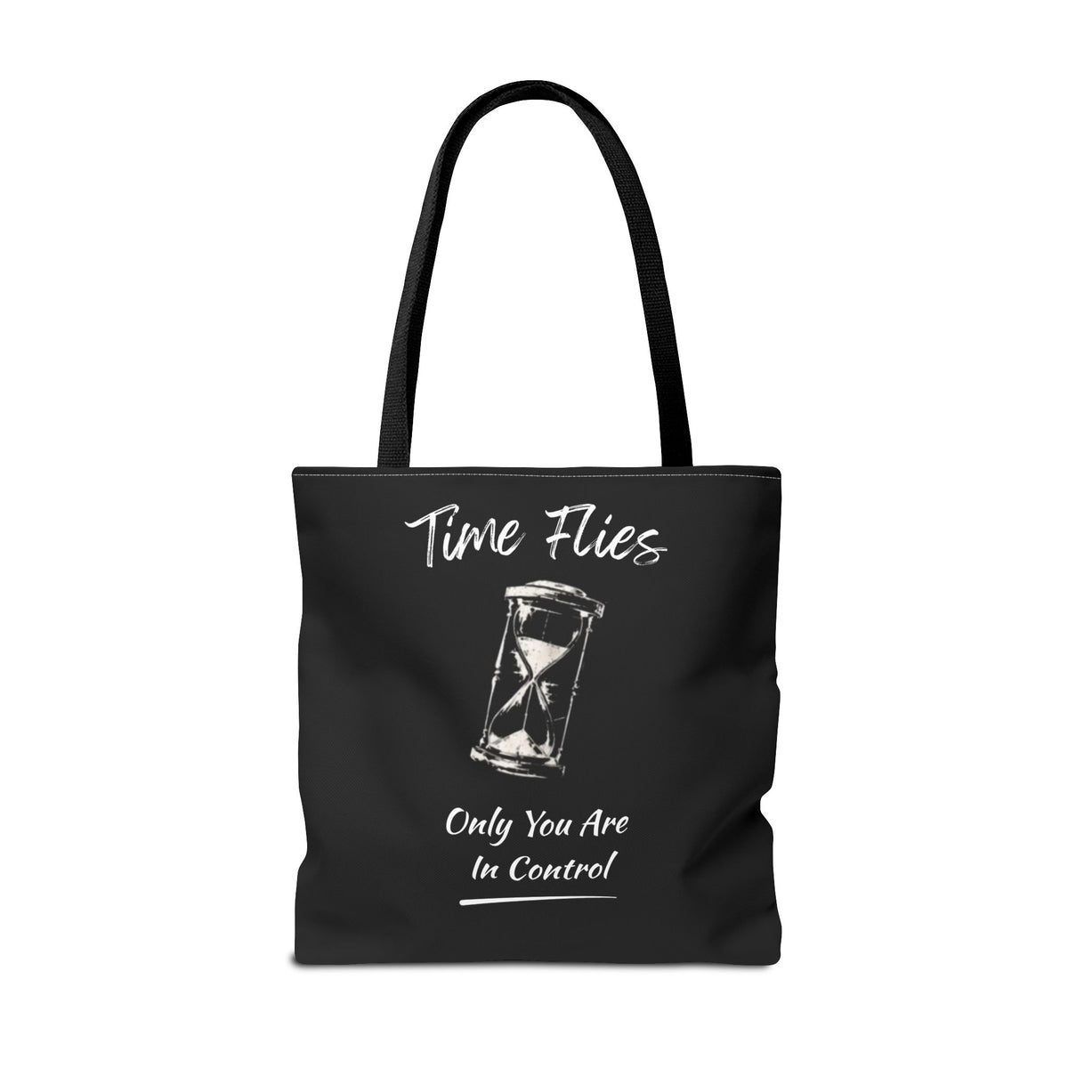 Time Flies Motivational Tote Bag