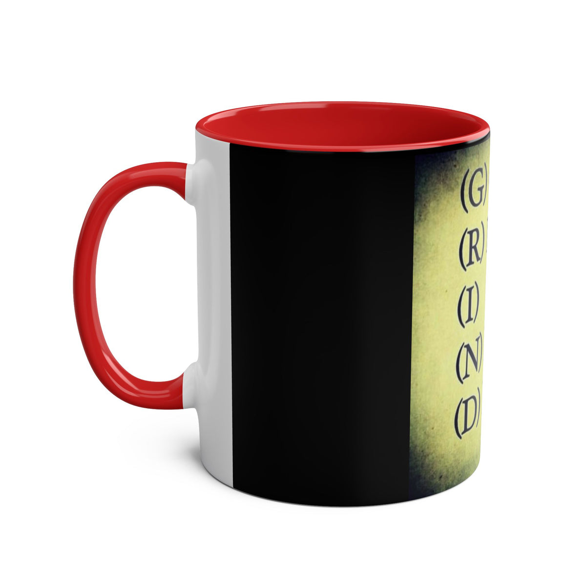 Coffee Mug with GRIND - Get Ready It's a New Day Design - Conscience Garment