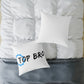 Top Bro Pillow - Square Poly Canvas Decorative Throw Cushion