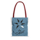 Be Different Whale Tote Bag — Inspirational Ocean Animal Canvas Tote