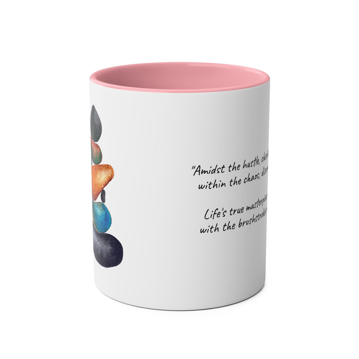 Find your Balance, Balancing Stones Coffee Mug - Conscience Garment