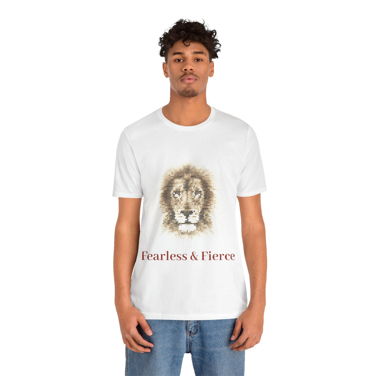 Lion - Fearless & Fierce T-Shirt - Conscience Garment