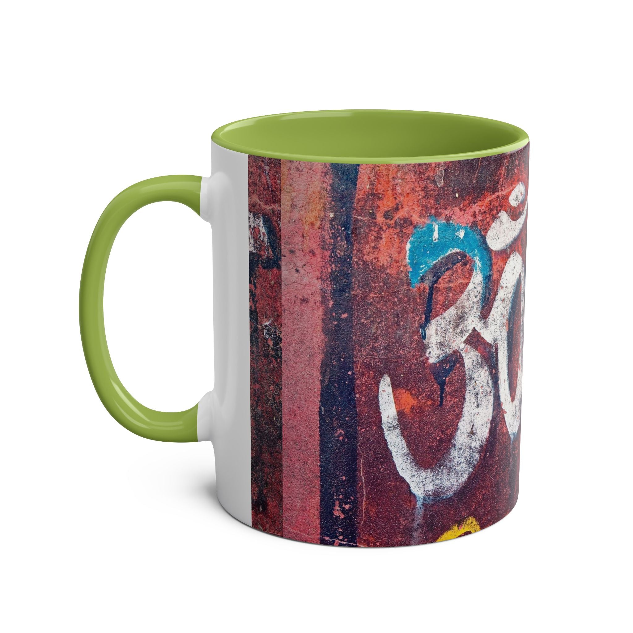 Om, Shiva, Retro, Two-Tone Coffee, Tea Mug, Birthday Gifts, Spritual, Meditation, Zen, Calm,