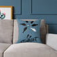 Be Different Fish Throw Pillow – Inspirational Nautical Accent Cushion