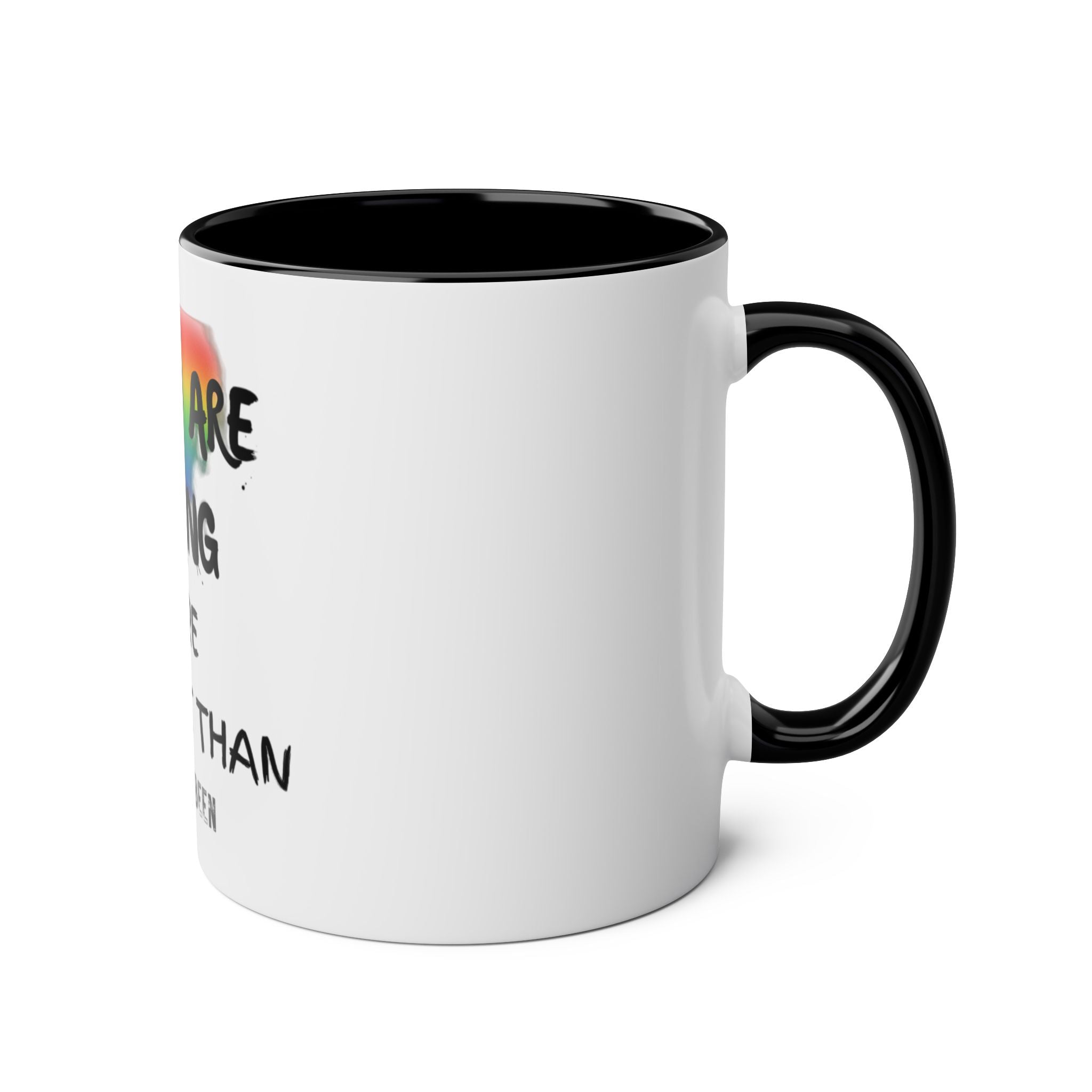 LGBT Two-Tone Coffee Mug, Gift, 7 Colors