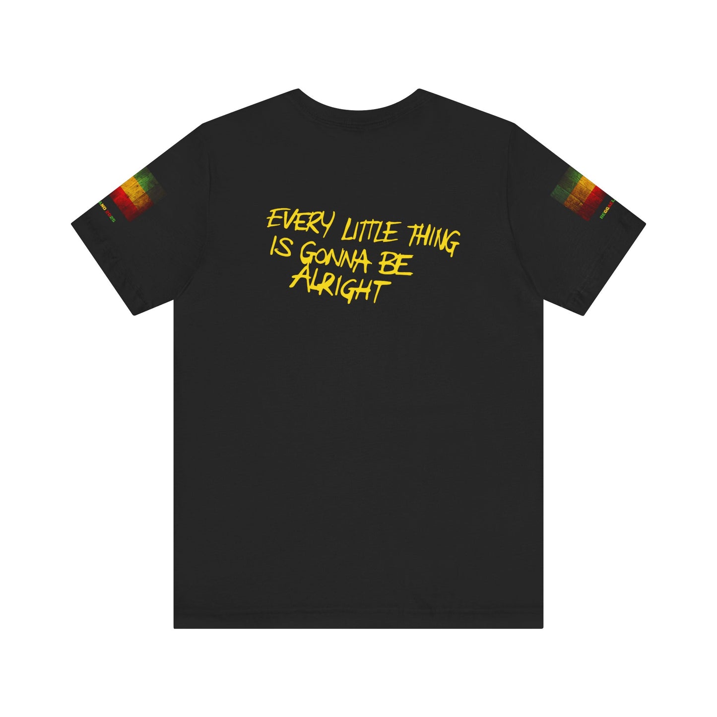 Simple Reggae Love Unisex T-shirt, Celebrate Unity, Peace, Culture, Music, Africa, Jamaica, Gift for Music Lovers, Festivals, and Holidays - Conscience Garment