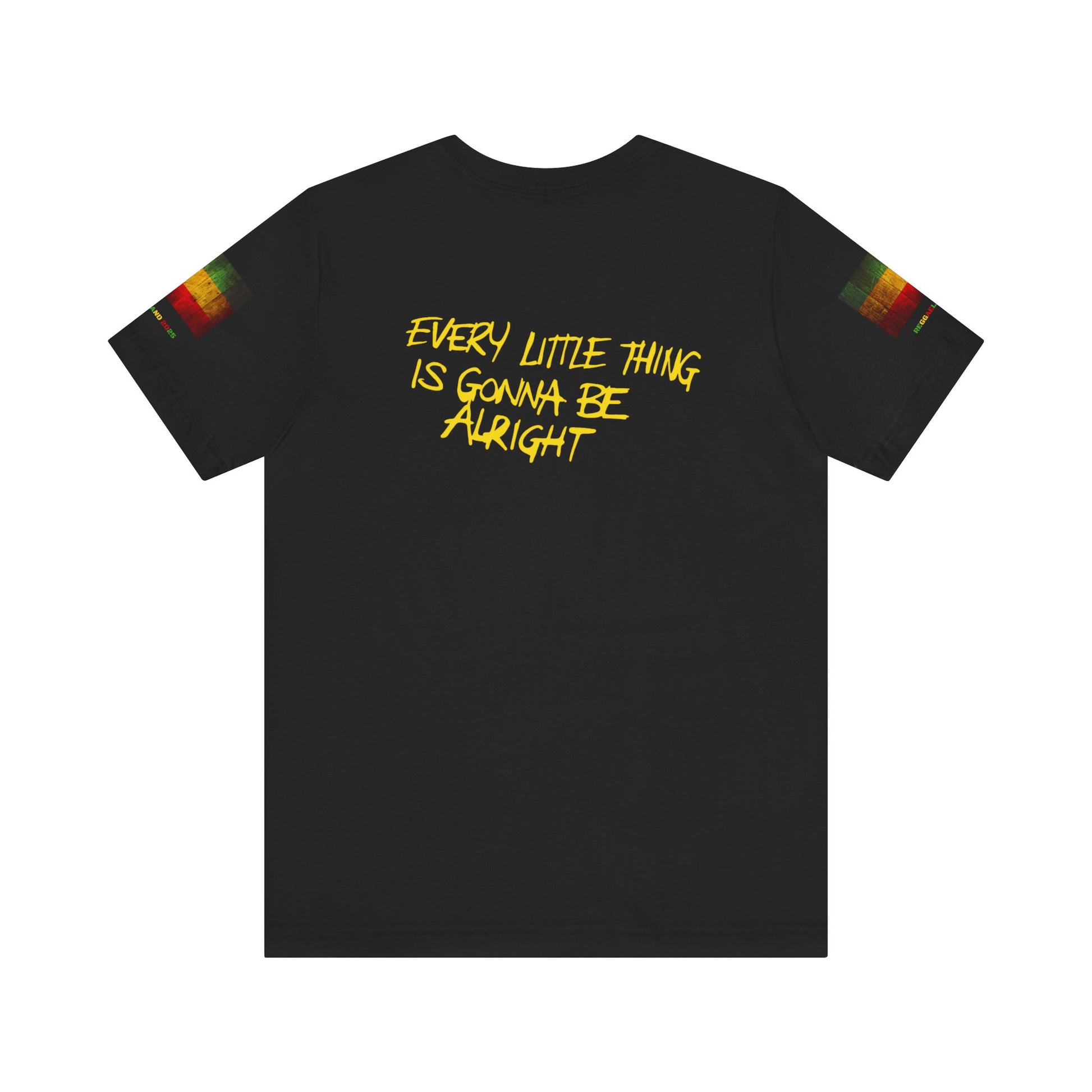 Simple Reggae Love Unisex T-shirt, Celebrate Unity, Peace, Culture, Music, Africa, Jamaica, Gift for Music Lovers, Festivals, and Holidays - Conscience Garment