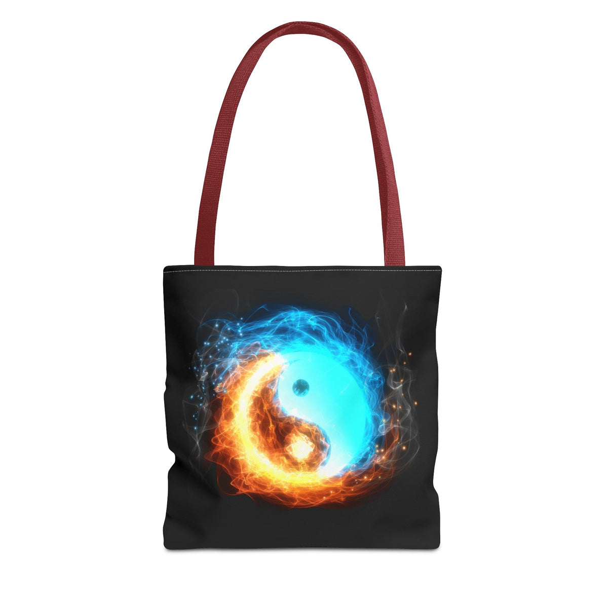 Fire and Ice Yin Yang Tote Bag