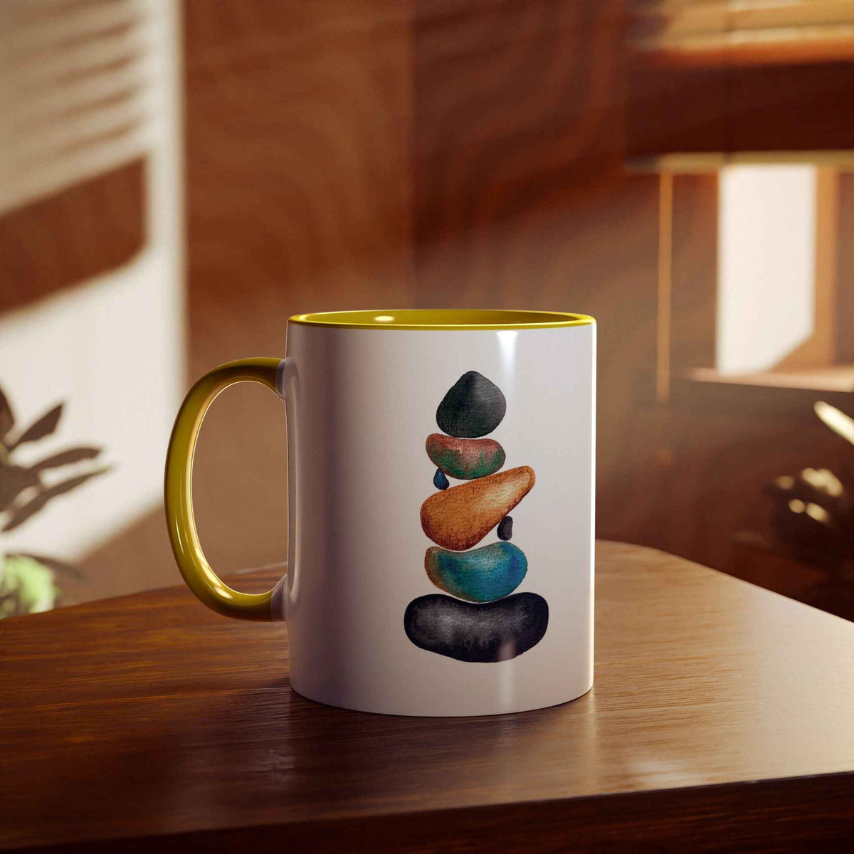 Find your Balance, Balancing Stones Coffee Mug