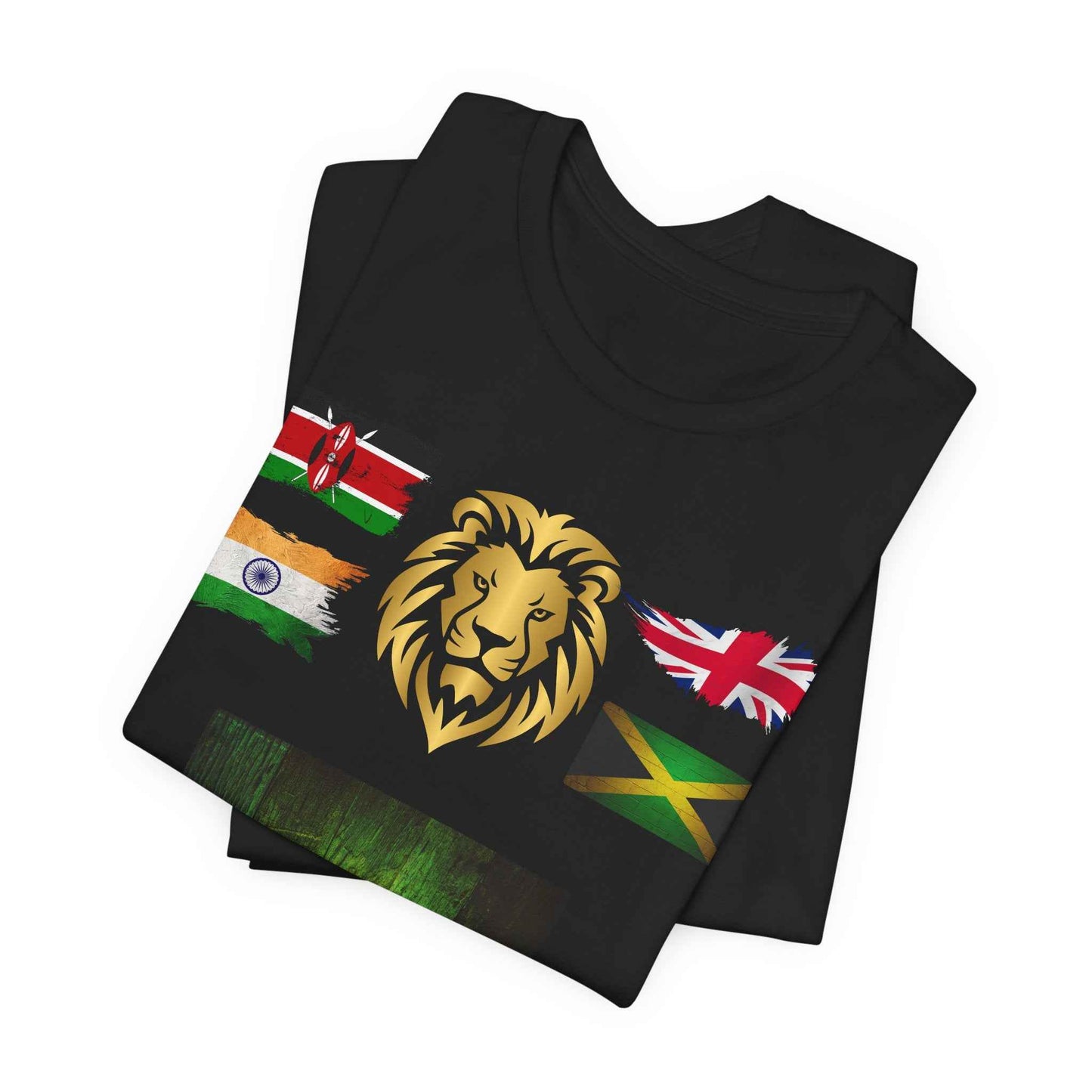 Reggae Lion Flag T-Shirt — Reggaeland 2026 Concert Tee