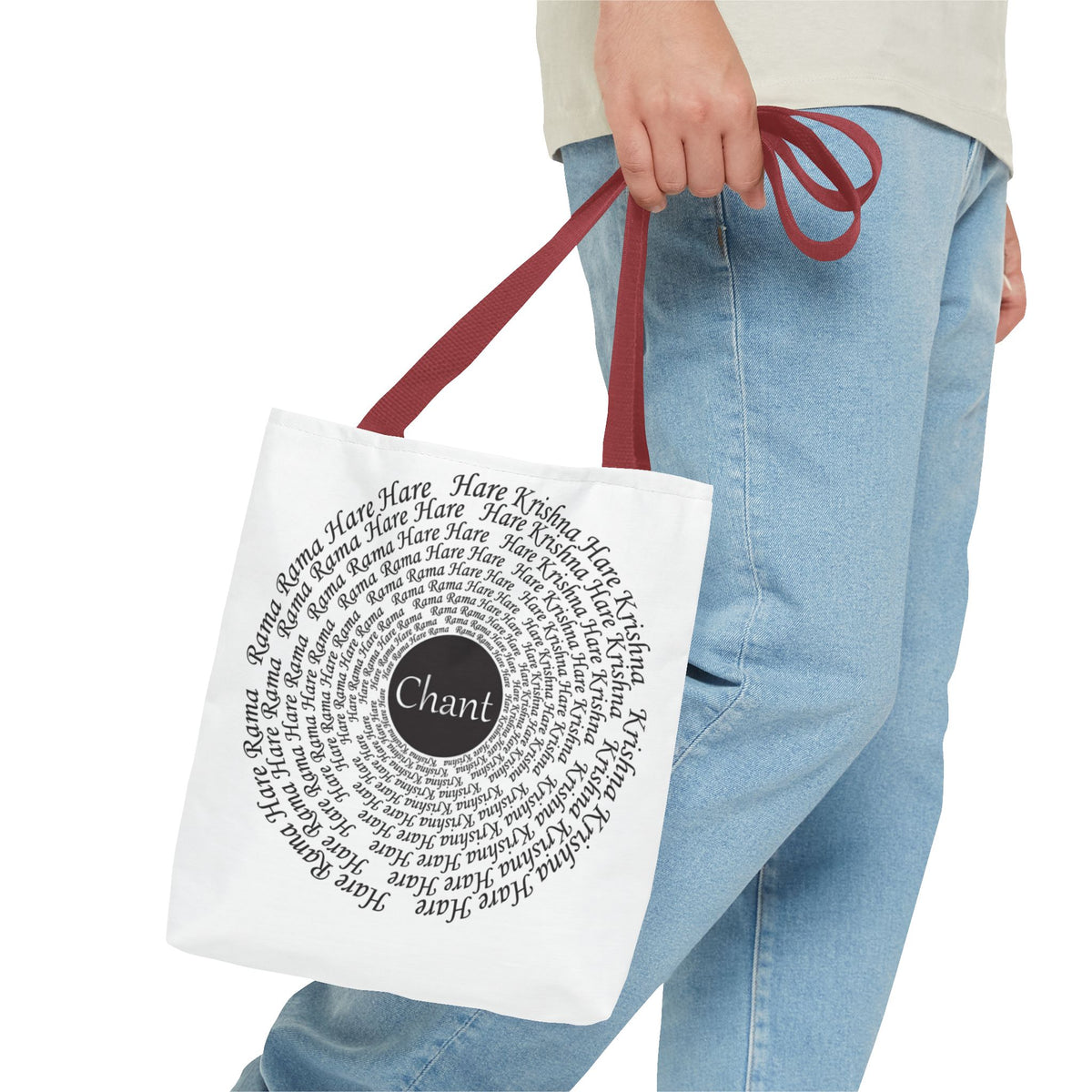 Hare Krishna Chant Mantra Meditation Tote Bag