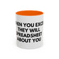 Funny Office Coffee Mug — “When You Excel They Will Spreadsheet About You” Accent Mug
