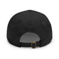 Dad Hat with Leather Patch (Rectangle) - Conscience Garment