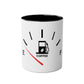 Funny Two-Tone Coffee Mug with Fuel Coffee Gauge Design - Conscience Garment