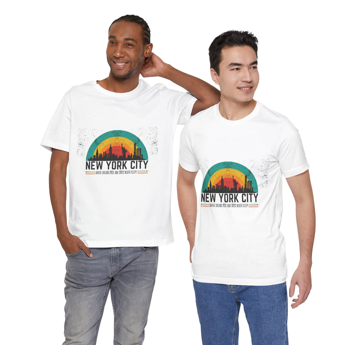 Cityscape T-Shirt - New York City Skyline, Gift, Inspiration - Conscience Garment