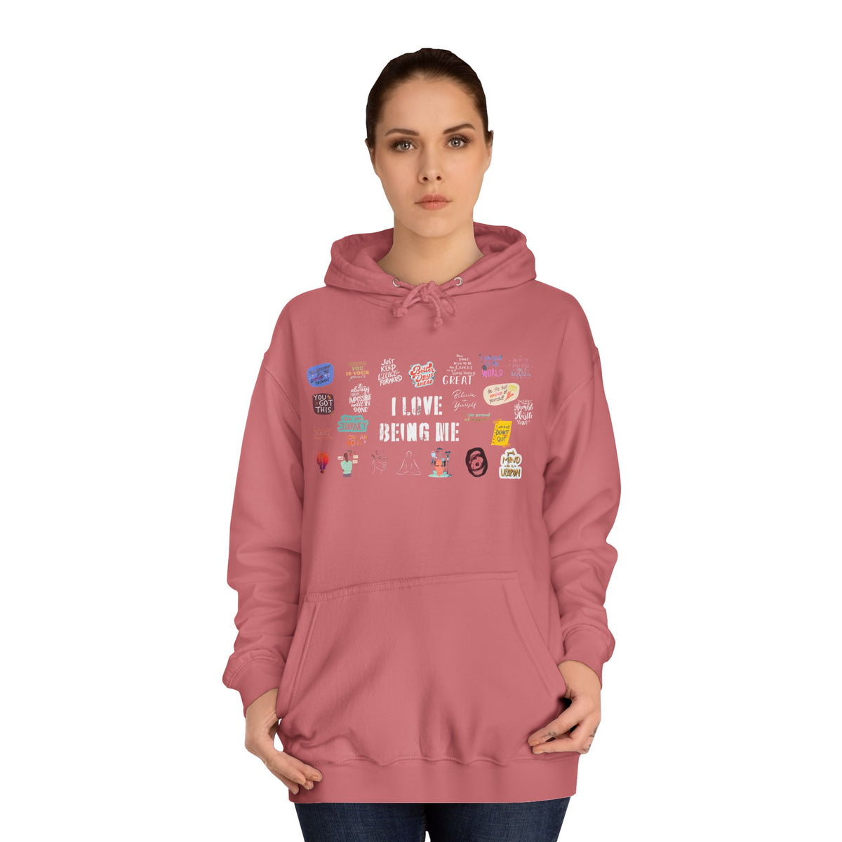 Motivationl Hoodie, Unisex, Self Affirmations, Comfort, Gift, Warm, Cozy