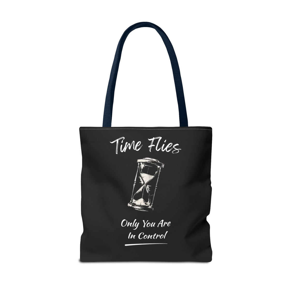 Time Flies Motivational Tote Bag