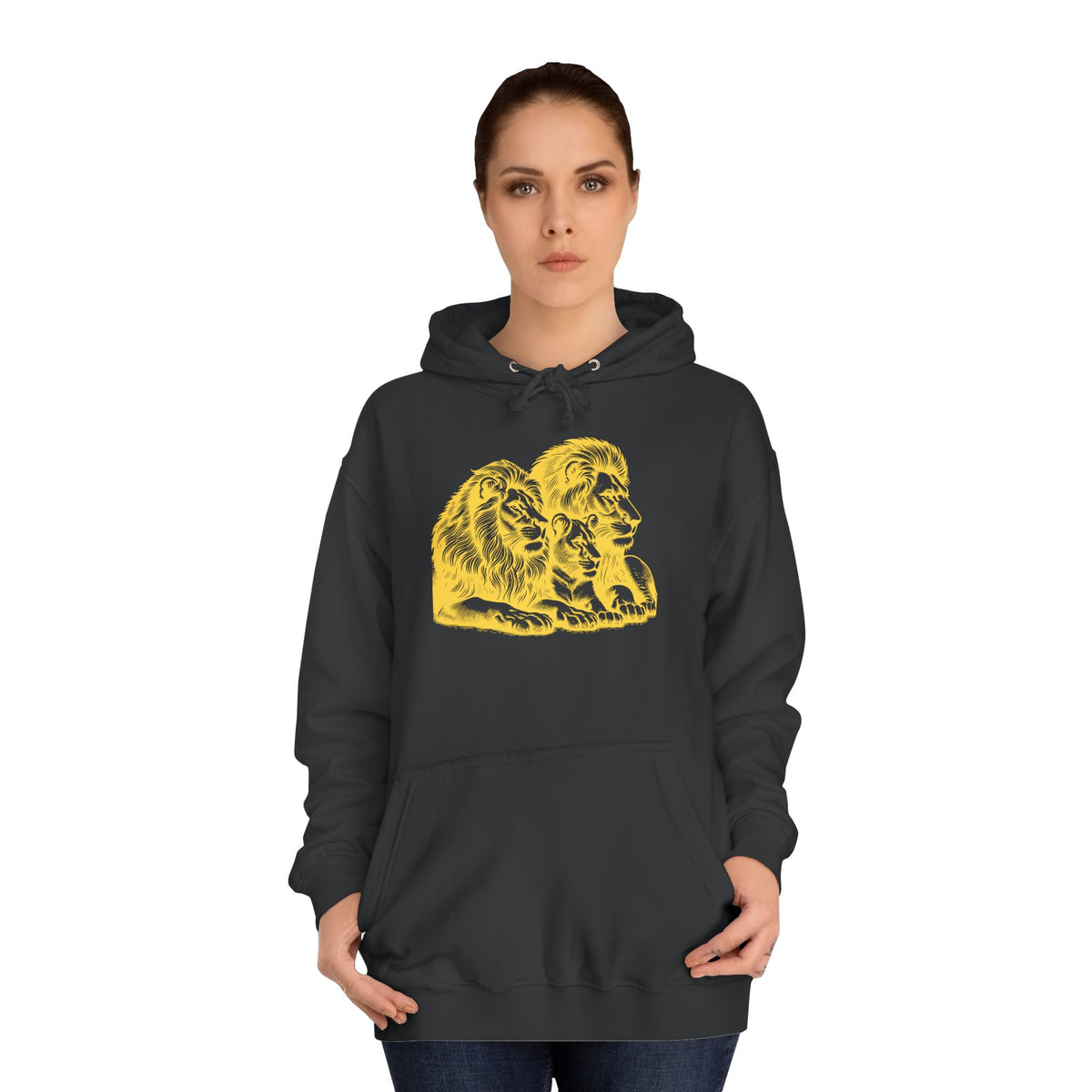 College Hoodie Lion Family - Conscience Garment